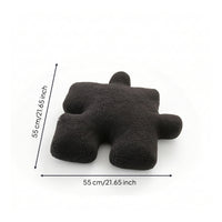 Puzzle Cushion Textured Puzzle Piece Pillow Cozy Back Cushion for Sofa, Dorm Room