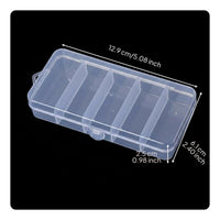 Clear plastic box with lid