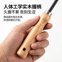 钻孔杂木柄花园种植工具户外种菜养花拔草插孔工具松土器翻土器钻
