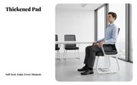 Ergonomic Design Mesh Back Swivel Chair Support Office Furniture Thick Padded Seat Seating Solution Easy Assembly for Telecommuting Workers, Students, Gamers, Conference Room