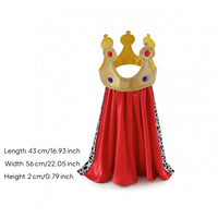 Cape with Crown Adjustable King Cape Noble for Pets, Cats