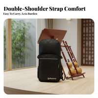 Hulusi Backpack Sturdy Oxford Material Gourd Flute Carrying Bag Chinese Flute Case Water-Resistant Musical Instrument Accessory