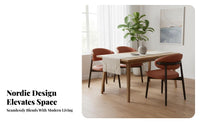 Yspine Chair Nordic Design Dining Room Seat Italian Aesthetic Easy Assembly for Homeowners, Adults, Hotel, Home Office