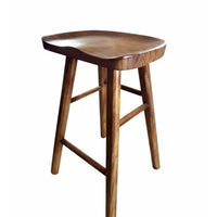 Backless Saddle Stool Nordic Design Backless Saddle Perch Minimalist Design