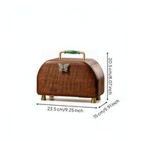 Jewelry Storage Box with Mirror Wooden Jewelry Chest with Drawers Mirrored for Bedroom