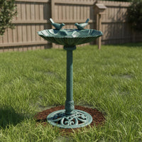 Shell Bird Bath Weather-Resistant Garden Decor Stable Base for Yard