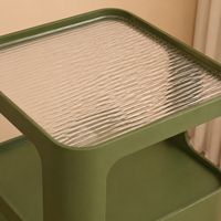 rolling side table