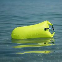 High-Visibility Inflatable Swim Buoy Open Water Swimming Safety Buoy Lightweight Swim Bubble Portable for Swimmers, River Swims, Beach