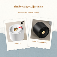 Adjustable LED Flush Mount Spotlight for Home & Office