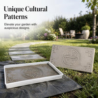 Concrete Stepping Stone Mold for Garden Pathways and Landscaping