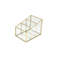 Cosmetic Organizer with Metal Frame Divided for Women, Teens