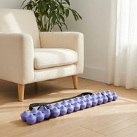 Pilates Massage Rod Segmented Massage Rod with Strap Stretching Stick with Strap Ergonomic Rehabilitation Equipment Versatile