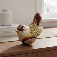 Magpie Figurine Gift Idea Bohemian Magpie Decor for Living Room, Cabinet