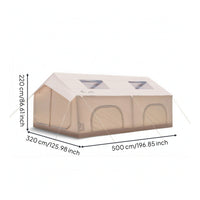Easy Setup Inflatable Tent Spacious Air Tent Automatic Shelter Ventilated for Backyard