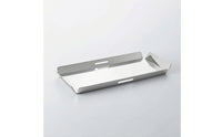 Silver Serving Tray with Handles Polished Mirrored Serving Tray Lightweight