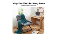 Padded Folding Recliner Cushiony Cushioning Reclining Chair Removable Cushion