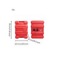 Anti-Theft 20L Fuel Can Rack Weatherproof Motorcycle Jerry Can Holder Detachable for Car