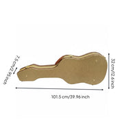 PU Electric Guitar Case Shock-Absorbing Electric Guitar Hard Case Soft-Lined Interior for Travel, Transport