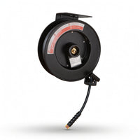 Pressure Washer Hose Reel with Wall Mount Heavy-Duty Pressure Washer Hose Reel with Hand Crank Compact for Cars Cleaners, Homeowners, Wash Bays