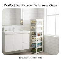 Slim Rolling Organizer Transparent Drawers Drawer single-tier No Installation Required