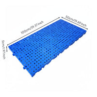 Ventilated Pallet Board Wear Resistant Storage Deck Anti-Slip Heavy Duty Grid Mat for Basement
