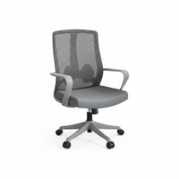 Reclining Desk Chair with Footrest Breathable Mesh ergonomic workspace Furniture