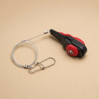 Stainless Steel Wire Downrigger Release Clip Adjustable Tension Fishing Release Clip Rotating Connection Compact Clamp Style