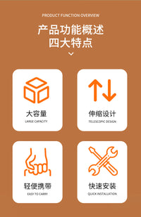 匹克球捡球器可伸缩网球捡球框便捷棒球集球篮折叠大容量捡球神器