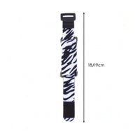 Universal Fit Adjustable String Mute Strap Hook-and-Loop Guitar String Mute Wrap Elastic Music Accessory Padded