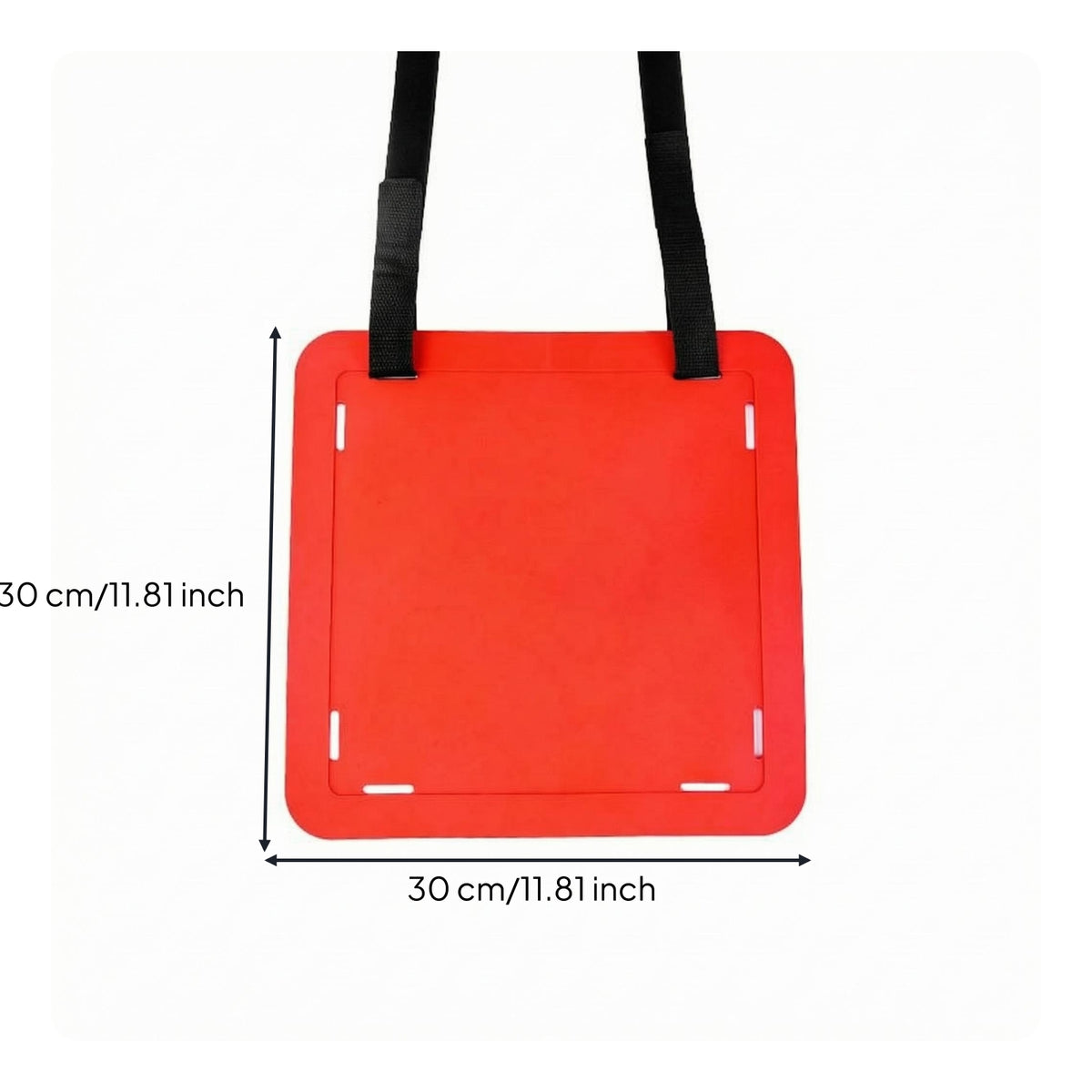 Hanging Strap Football Striking Target Solid Panel Strike Placement Target Easy to Set up Soccer Striking Training Aid Secure Fit