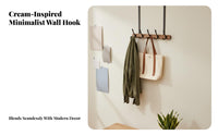 Multi-Purpose Hanging Peg Minimalist Aesthetic Wavy Wall Peg Decorative