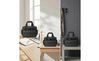 Travel Makeup Bag with Handle Spacious Cosmetic Bag Multifunctional Makeup Case with Removable Dividers for Washroom