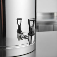 Stainless Steel Insulated Container Versatile Storage Insulated Beverage Dispenser Thermal Food Transport Barrel Non-Slip Base