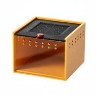Acrylic Reptile Habitat Ventilated Design Transparent Arachnid Enclosure Secure Reptile Feeding Box for Hobbyists, Beginners, Desktop, Display