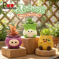 Creative Vegetable Cartoon Flower Pot Resin Succulent Planter for Office Desk
