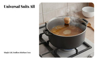 High Temperature Resistant 32cm Universal Wok Lid See-Through Design Tempered Glass Pot Lid Steam Vent for Home Cooks, Parents, Steaming, RV