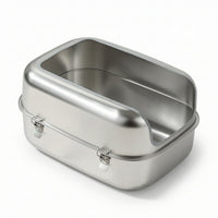 Stainless Steel Cat Litter Box High-Sided Pet Supply Non-Porous for Home
