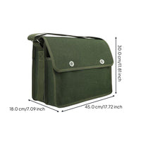 Foldable tool bag with pouches