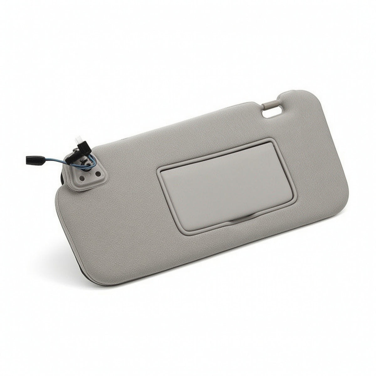 Gray Car Sun Visor with Mirror Replacement Car Sun Visor Easy Installation Automotive Part High Quality for Commuters