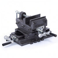 Cross-Slide Machine Vise Rigid Cross Slide Vise Precision for Machinists, Woodworkers, Drill Press