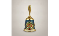 Decorative Hand-Rung Bell Vintage Metal Bell with Handle Polished Traditional for Elderly