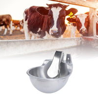 Aluminum Alloy Livestock Drinker Rust Proof Automatic Livestock Water Bowl