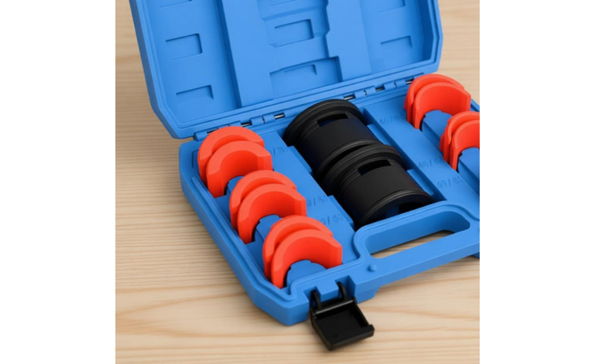 Universal Fork Seal Driver Tool Prevents Damage Motorcycle Fork Seal Installer Portable Case Included for Mechanics