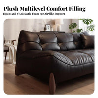 3-Seater Straight Sofa cushyLike Comfort 3-Seater Settee Mid-1900s-centuryperiod Modern & design Couch for Apartment Dwellers, Homeowners, Lounge Area, Studio, Den