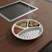Korean BBQ Dipping Plate Thickened Material Korean Type Sauce Plate for Hot Pot
