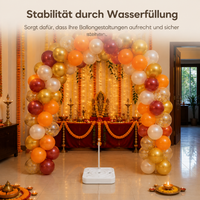 Balloon Arch Water-Fillable Base for Party Decorations and Backdrops