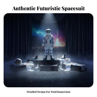 Astronaut Jumpsuit with Helmet Reflective Visor Astronaut Jumpsuit Set for Boys
