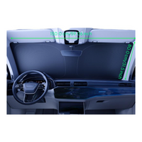 Retractable sunshade blocks heat