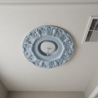 PU Ceiling Medallion French Design Ceiling Medallion Lightweight