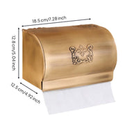 No-drill brass towel rack